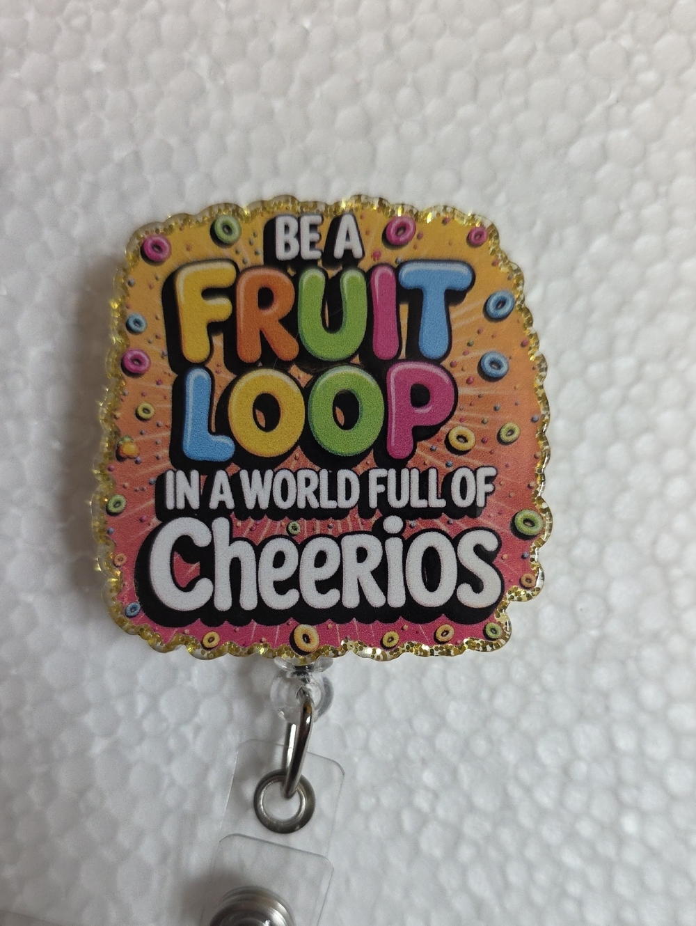 Fruit Loop Badge Reel